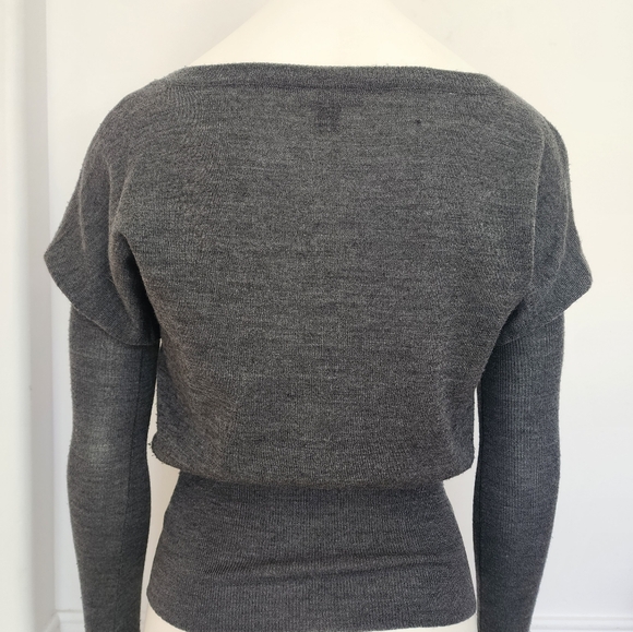 Jacob Size S thin charcoal sweater - Picture 4 of 11